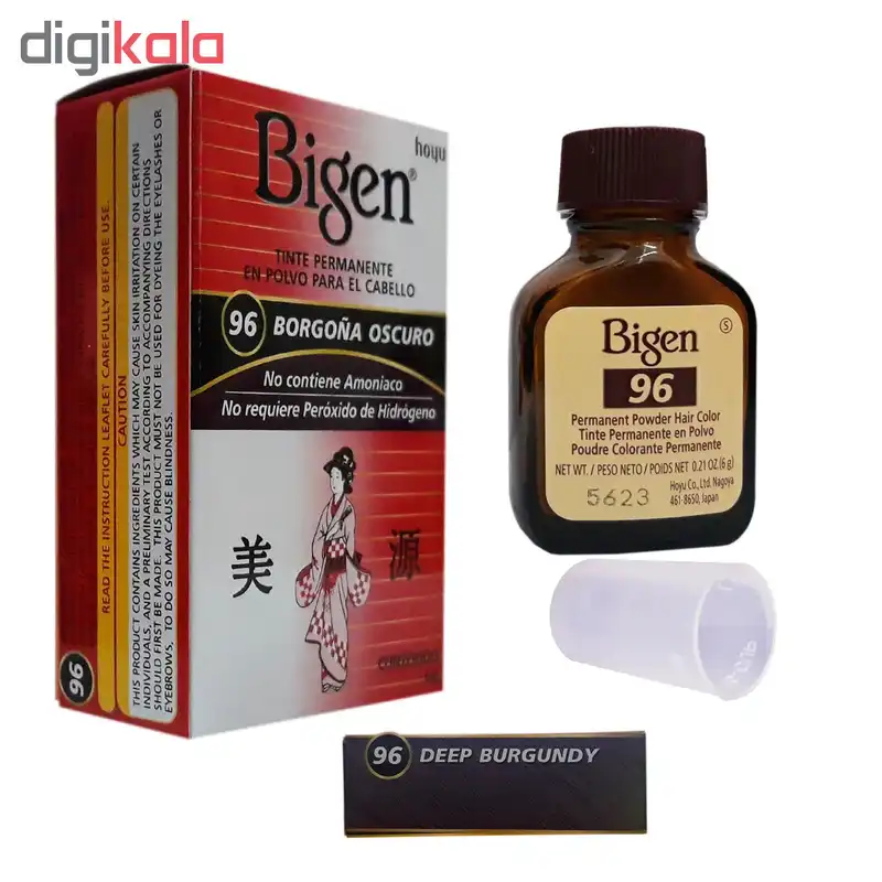 رنگ مو پودری بیگن شماره 96 وزن 6 گرم رنگ بنفش بادمجانی