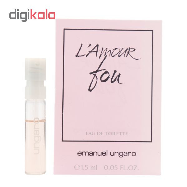 عطر جیبی زنانه امانویل اونگارو مدل L'Amour Fou  Eau de Toilette حجم 1.5 میلی لیتر
