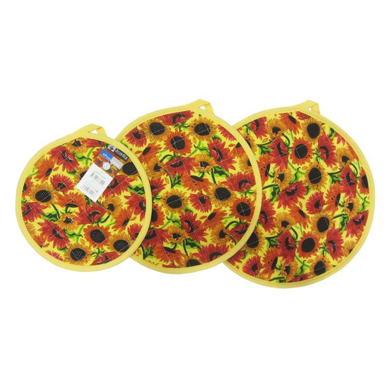 ست دم کنی 3 تکه رزین تاژ طرح آفتابگردان ست دم کنی 3 تکه رزین تاژ طرح آفتابگردان