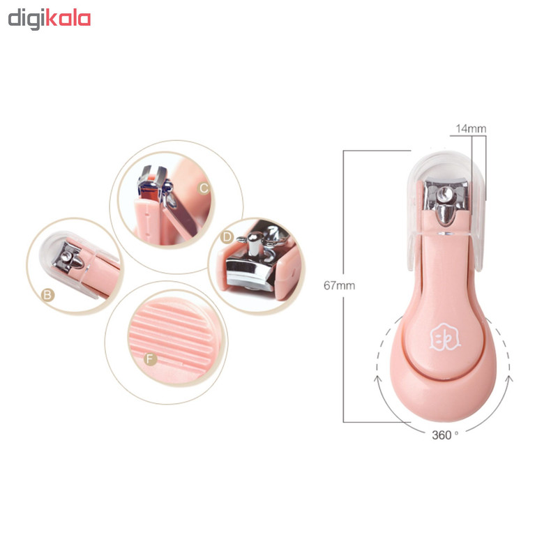 ست ناخن گیر کودک کین پین کد 04 بسته 3 عددی