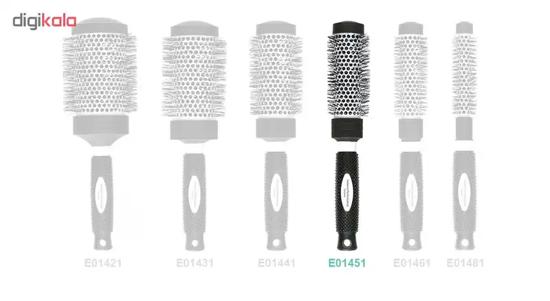 برس مو هلنا پروفشنال سری تورمالین مدل E01451