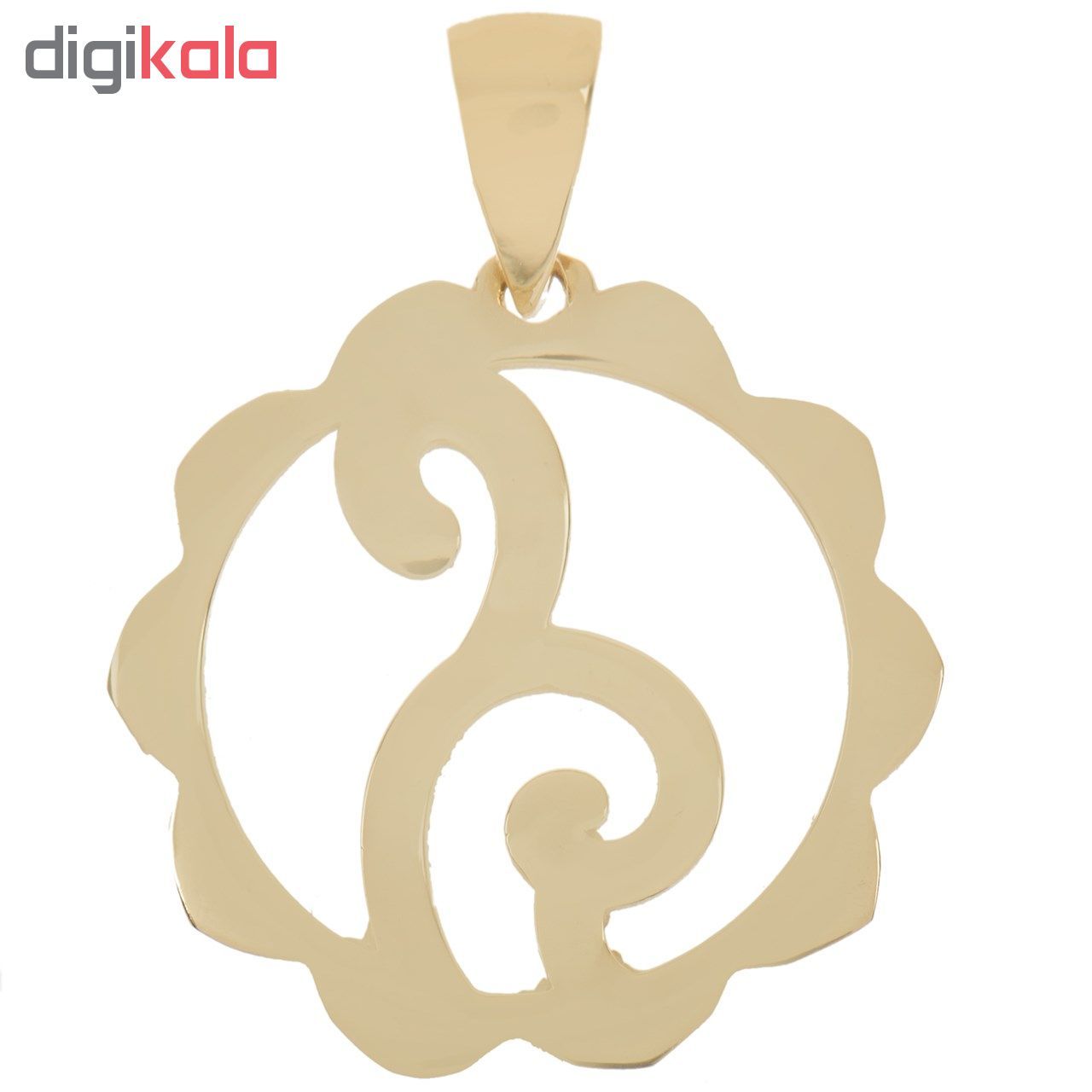 آویز گردنبند طلا 18 عیار زنانه مدل SG199 -  - 2