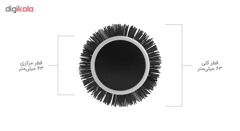 برس مو هلنا پروفشنال سری تورمالین مدل T1441