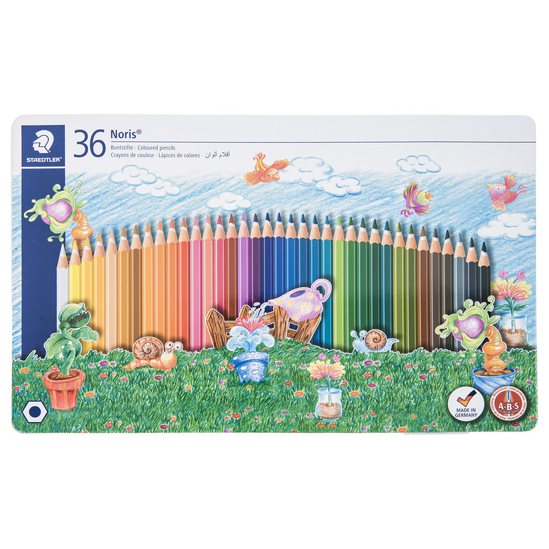 مداد رنگی 36 رنگ استدلر مدل Noris