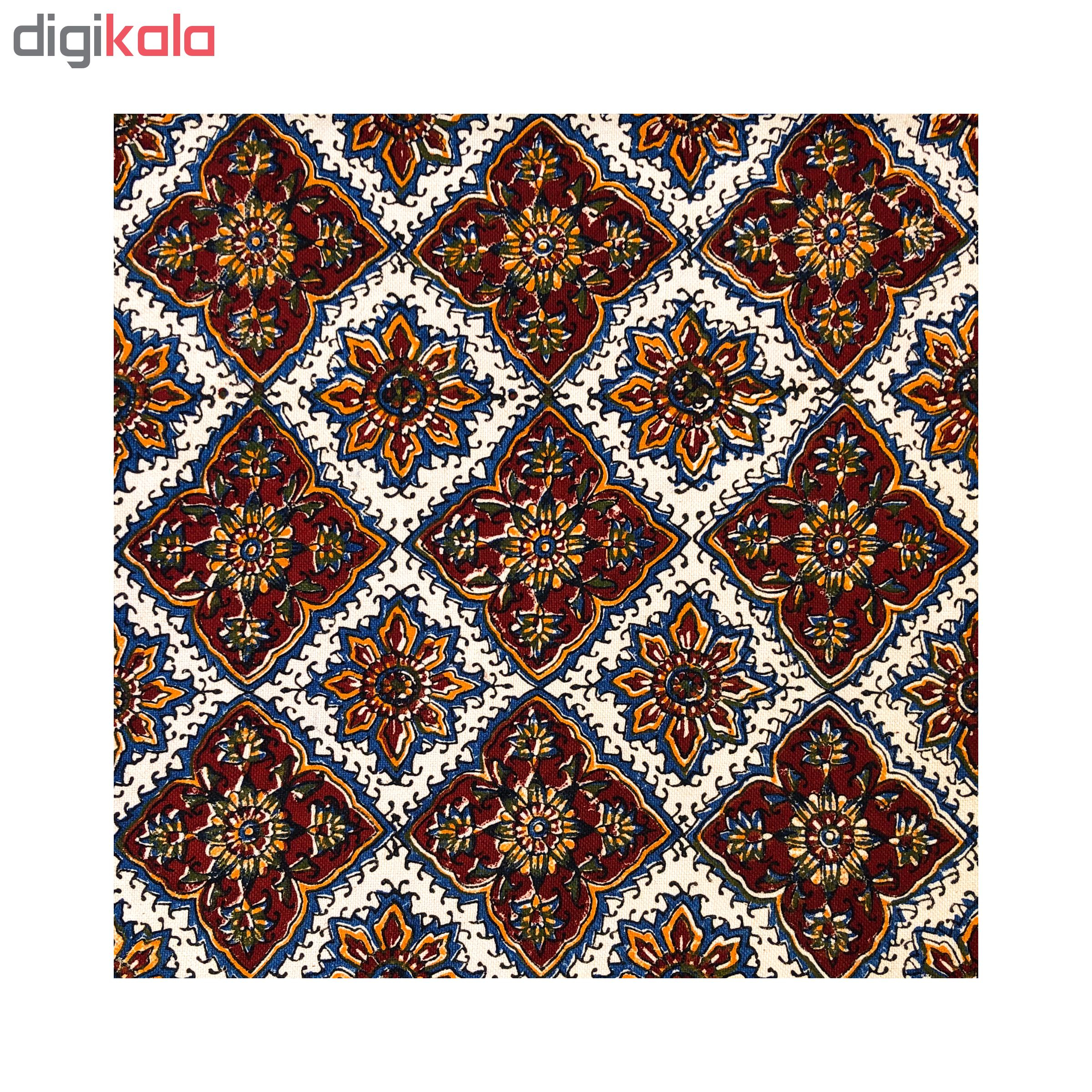 رومیزی قلمکار عطریان طرح خشتی مدل G277