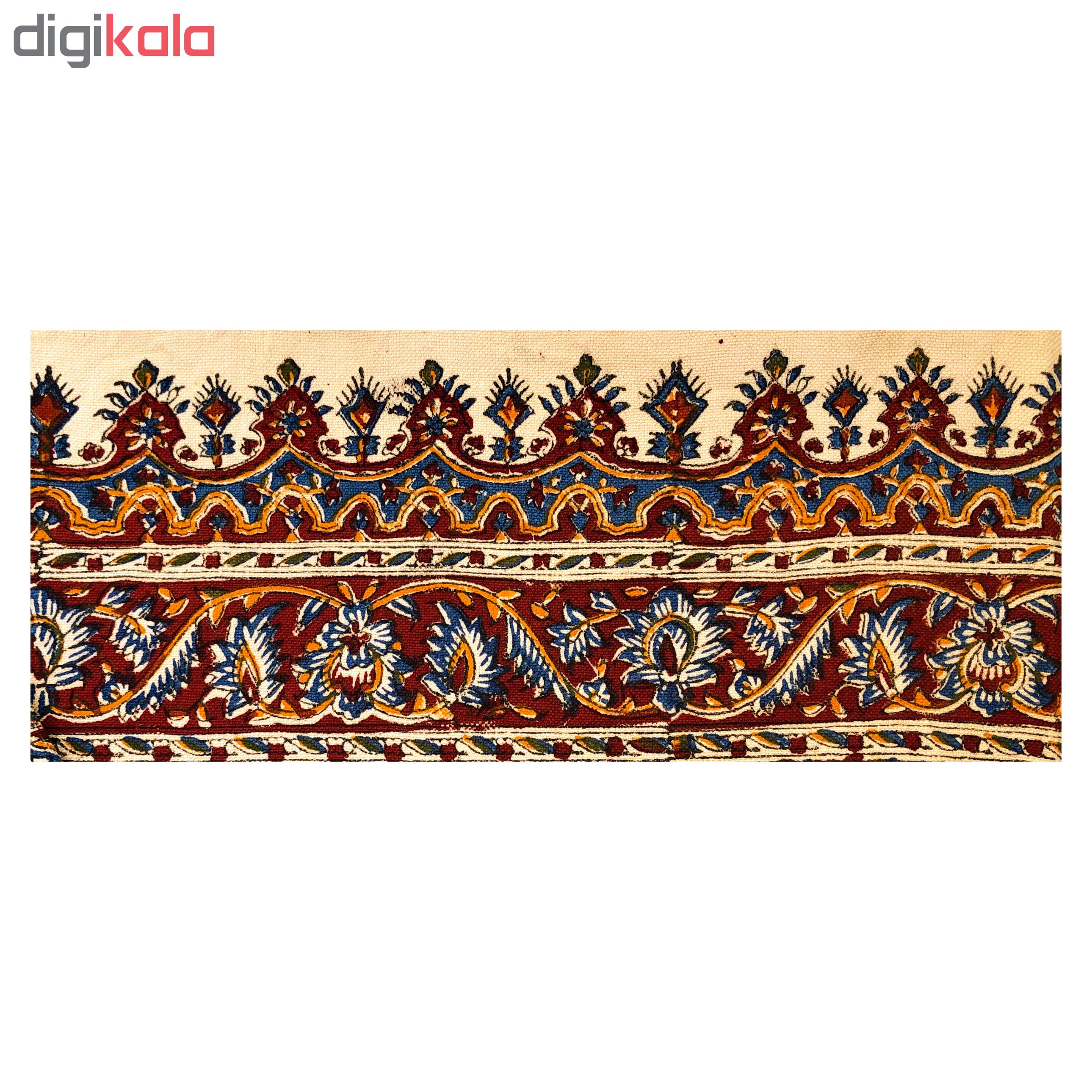 رومیزی قلمکار عطریان طرح خشتی مدل G277