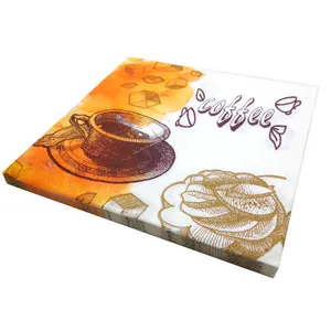 دستمال سفره مدل Coffee 070 بسته 17 عددی