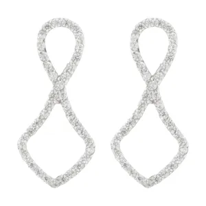 گوشواره طلا 18 عیار زنانه کد 12455