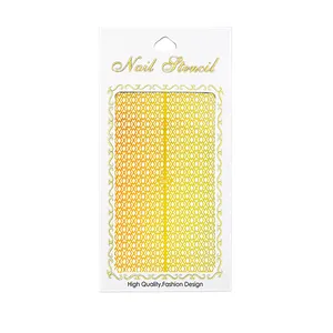 شابلون طراحی ناخن مدل K001