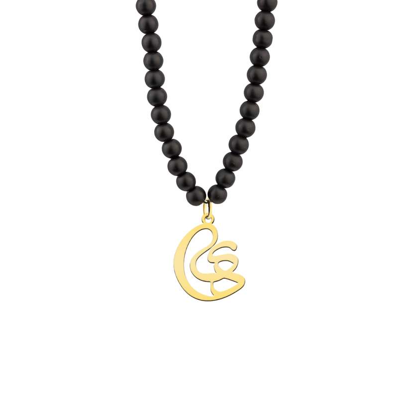 گردنبند نقره مردانه ترمه 1 طرح دی کد A129 گردنبند نقره مردانه ترمه 1 طرح دی کد A129