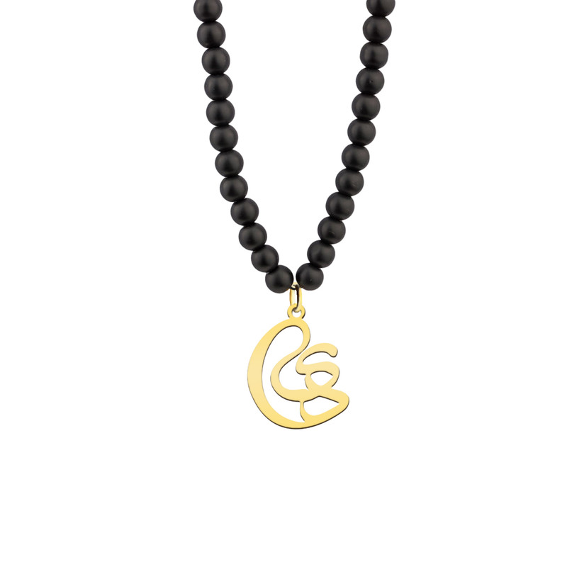 گردنبند نقره مردانه ترمه 1 طرح دی کد A129 گردنبند نقره مردانه ترمه 1 طرح دی کد A129