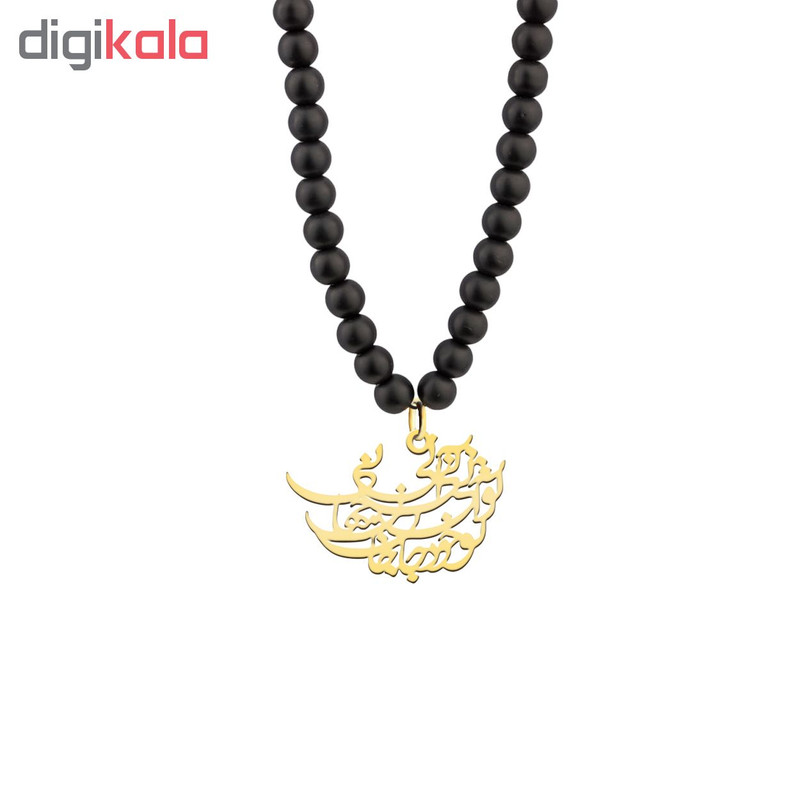 گردنبند نقره مردانه ترمه 1 طرح توخود جان وجهانی کد A127