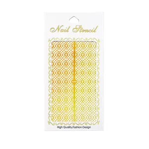 شابلون طراحی ناخن مدل K008