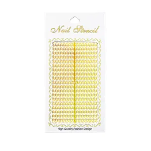 شابلون طراحی ناخن مدل K010