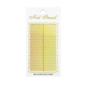 شابلون طراحی ناخن مدل K014