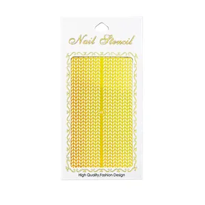 شابلون طراحی ناخن مدل K021