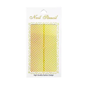 شابلون طراحی ناخن مدل K023