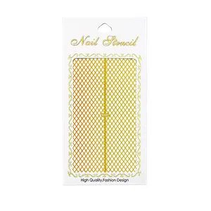 شابلون طراحی ناخن مدل K024