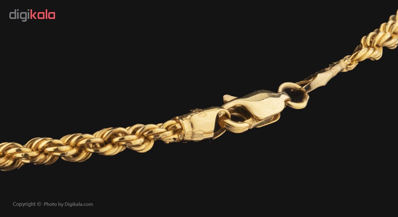 زنجیر طلا 18 عیار زنانه کد 56568 -  - 4