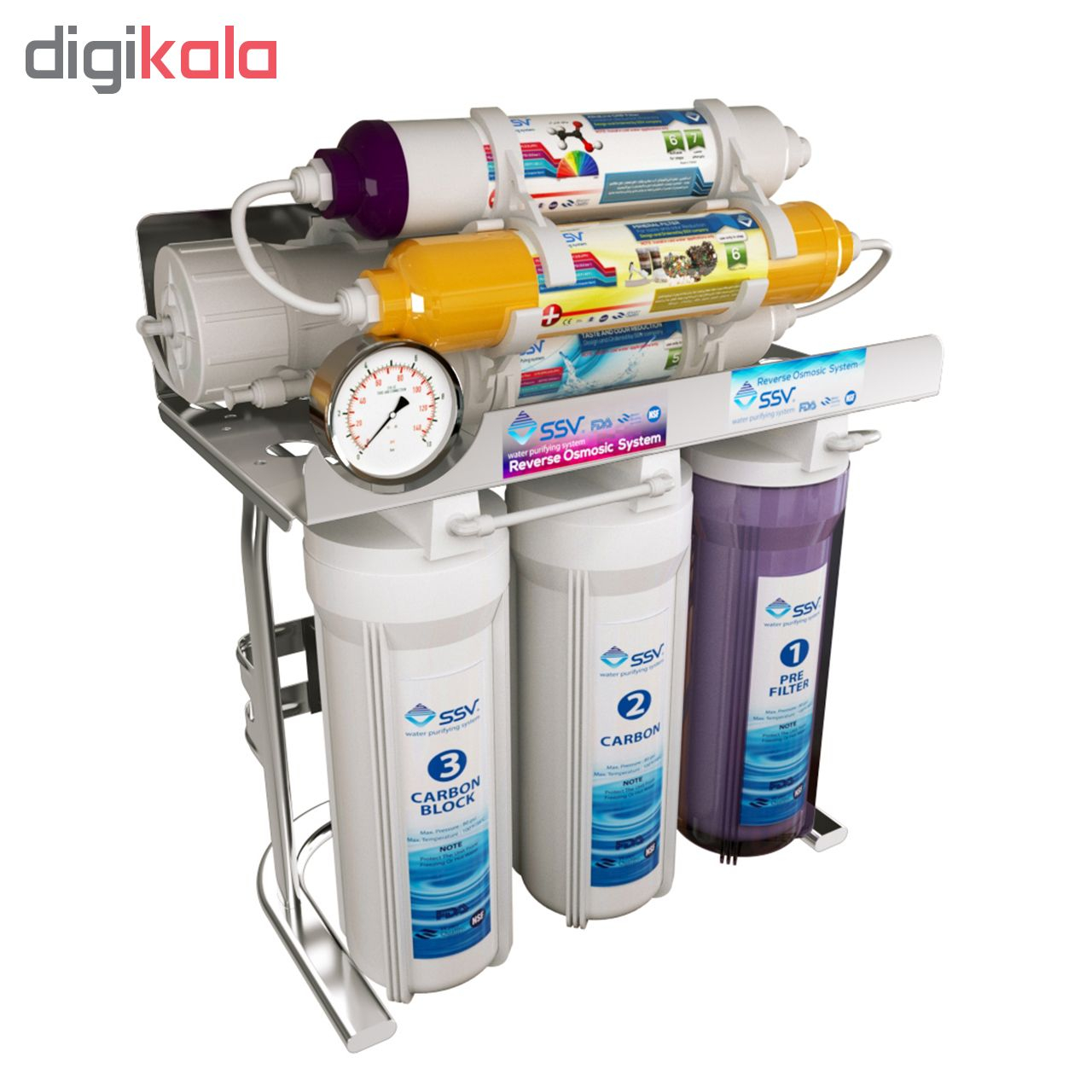 دستگاه تصفیه کننده آب اس اس وی مدل MaxSpring X810