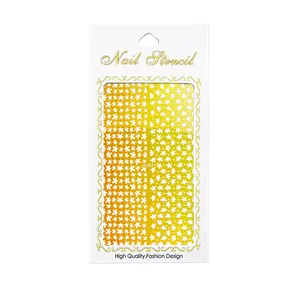 شابلون طراحی ناخن مدل K034