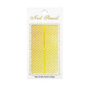 شابلون طراحی ناخن مدل K037