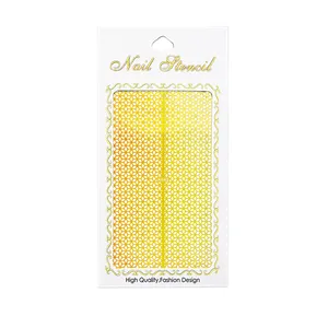 شابلون طراحی ناخن مدل K042