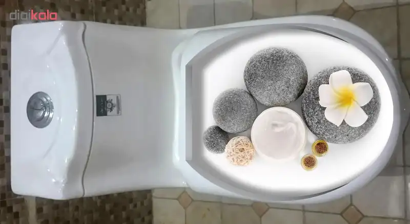 استیکر توالت فرنگی ژیوار طرح آرامش 2