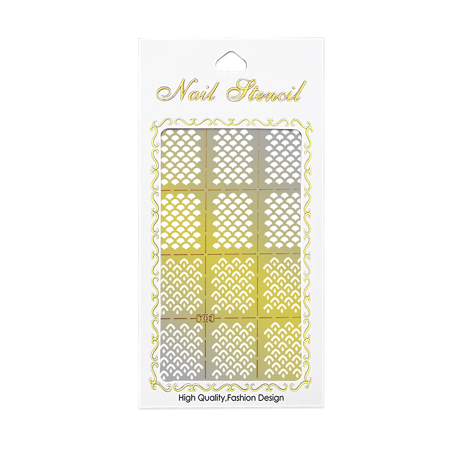شابلون طراحی ناخن مدل T02