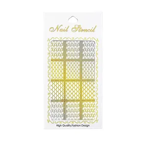 شابلون طراحی ناخن مدل T27