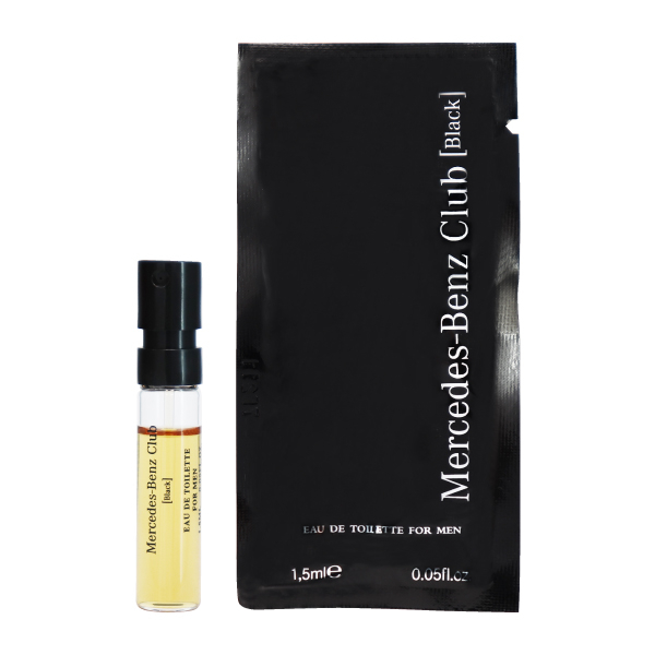 عطر جیبی مردانه مرسدس بنز مدل Club Black حجم 1.5 میلی لیتر