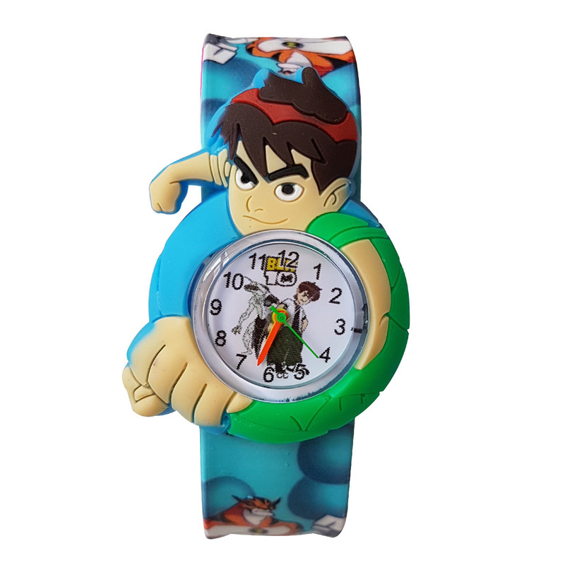 ساعت مچی عقربه ای پسرانه طرح بن تن کد ben-ab ساعت مچی عقربه ای پسرانه طرح بن تن کد ben-ab