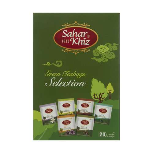 چای سبز کیسه ای منتخب سحرخیز بسته 20 عددی