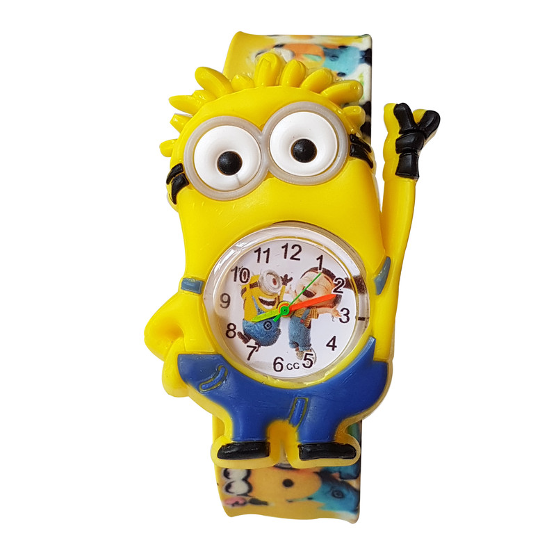 ساعت مچی عقربه ای پسرانه مدل مینیون کد MIN01