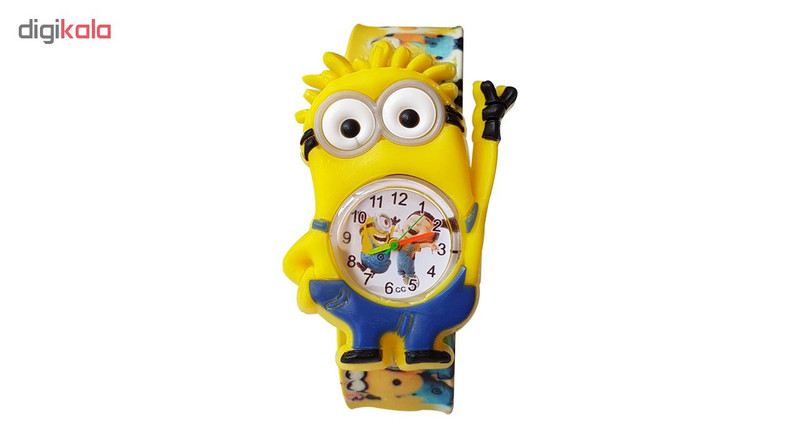 ساعت مچی عقربه ای پسرانه مدل مینیون کد MIN01