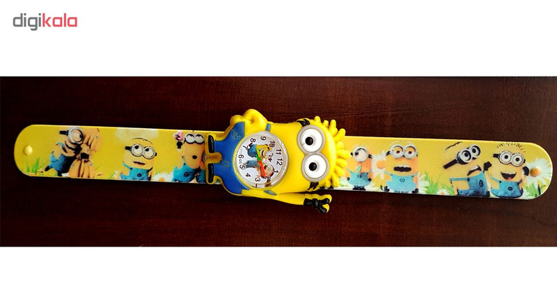 ساعت مچی عقربه ای پسرانه مدل مینیون کد MIN01