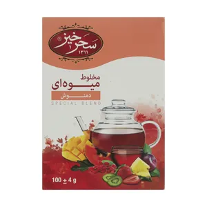 دمنوش میوه ای مخلوط سحرخیز وزن 100 گرم
