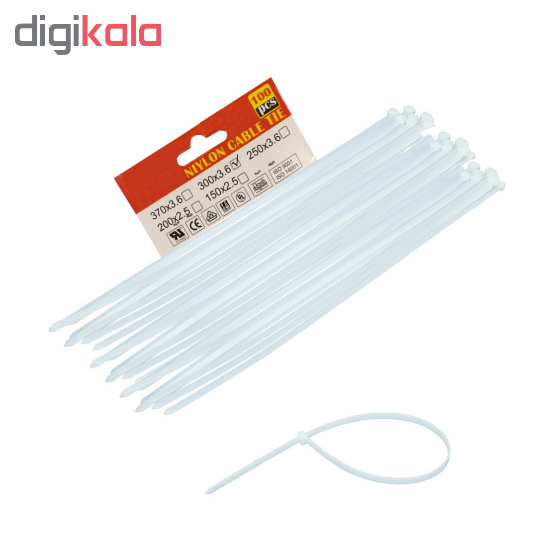 بست کمربندی مدل 300MM بسته 100 عددی