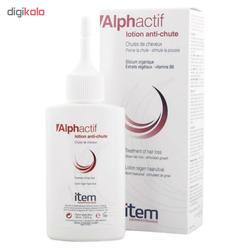 لوسیون مو آلفا اکتیف مدل anti-chute حجم 100 میلی لیتر