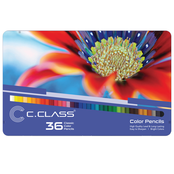 مداد رنگی 36 رنگ سی.کلاس کد 135133