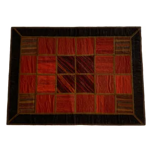 کلاژ گلیم دستباف یک و نیم متری مدل T1002