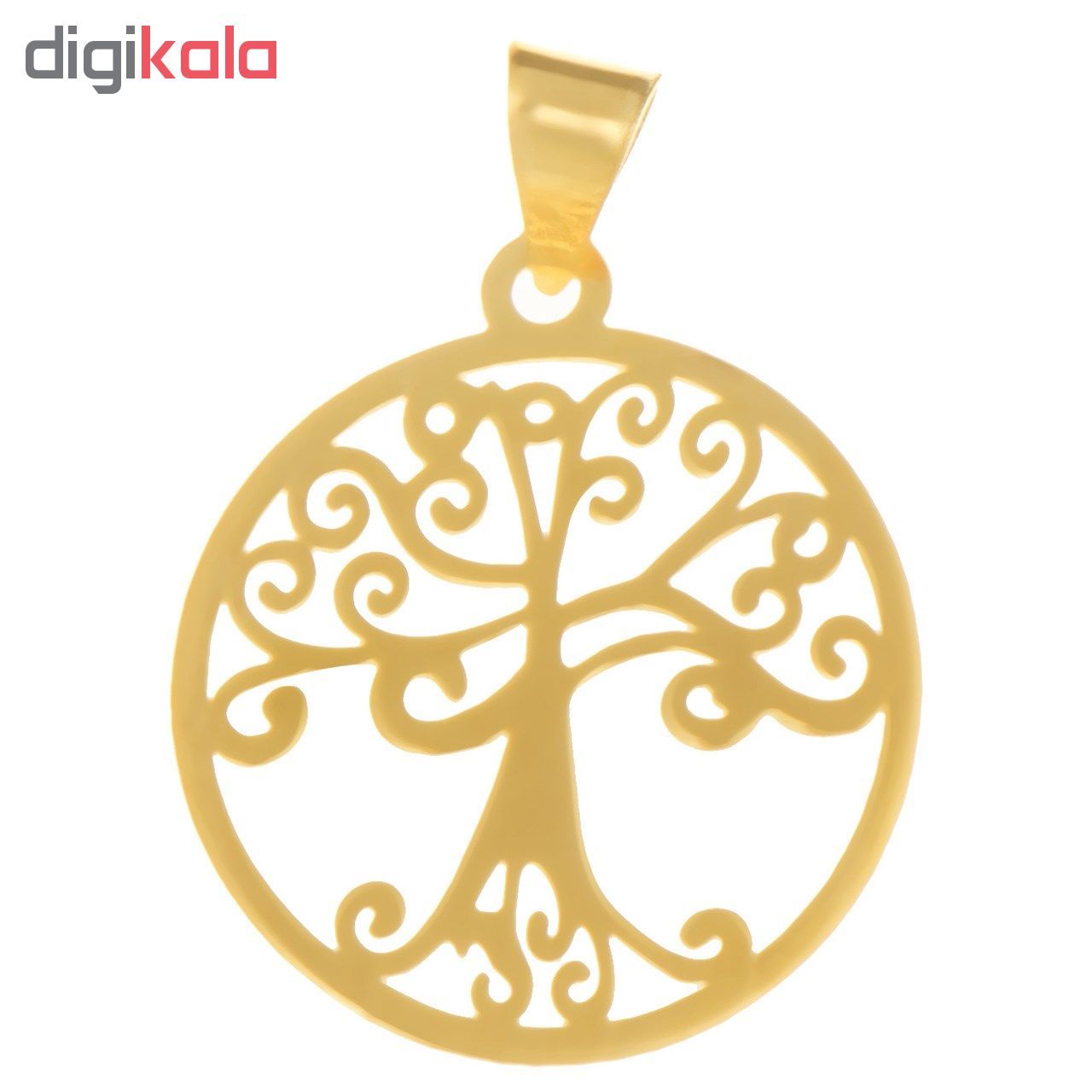 آویز گردنبند طلا 18عیار زنانه طرح درخت کد SG213 -  - 2