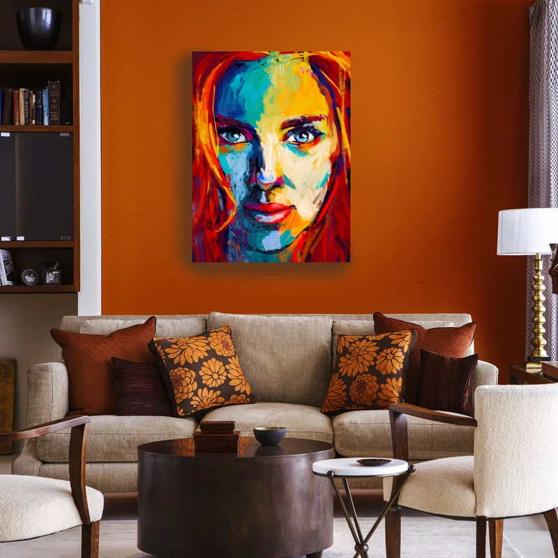 تابلو شاسی طرح دختر کد VI070