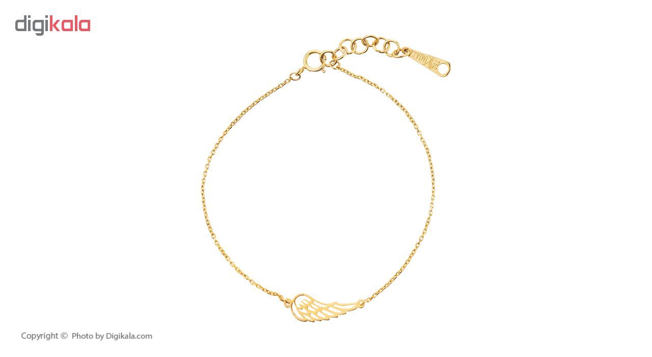 دستبند طلا 18 عیار زنانه کد 56547 -  - 2