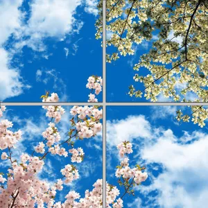 تایل سقفی آسمان مجازی مدل AZ22045 سایز 60*60 سانتی متر مجموعه 4 عددی