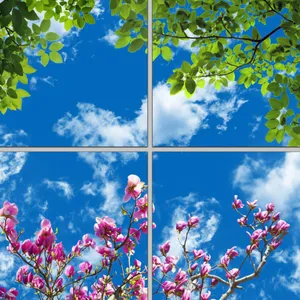 تایل سقفی آسمان مجازی مدل AZ22051 سایز 60*60 سانتی متر مجموعه 4 عددی