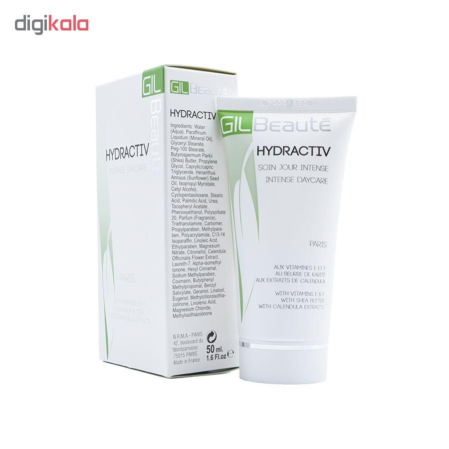 کرم مرطوب کننده ژیل بوته مدل HYDRACTIV حجم 50 میلی یلتر -  - 2