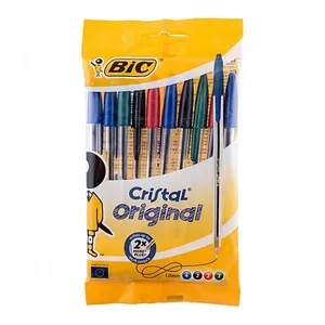 خودکار بیک مدل Cristal original بسته 10 عددی