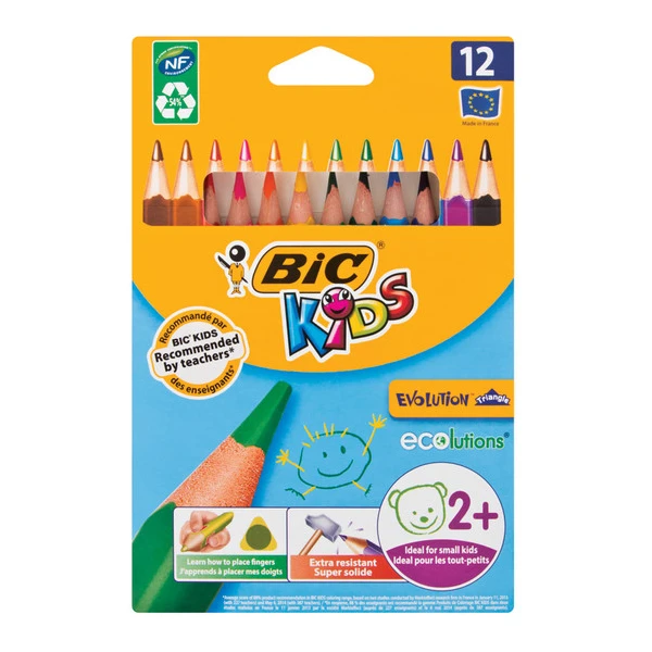 مداد رنگی 12 رنگ بیک مدل اکولوشن کد 91138