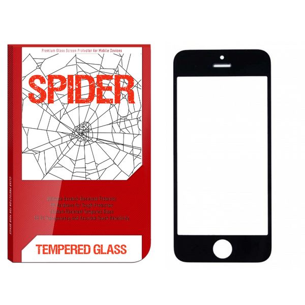 محافظ صفحه نمایش اسپایدر مدل S-FG002 مناسب برای گوشی موبایل اپل IPhone 5 / 5s / SE محافظ صفحه نمایش اسپایدر مدل S-FG002 مناسب برای گوشی موبایل اپل IPhone 5 / 5s / SE